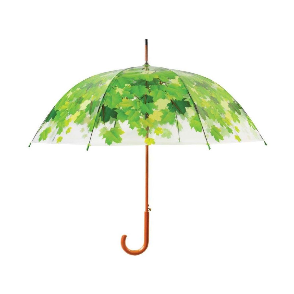 Parapluie cime de l'arbre métal et bois