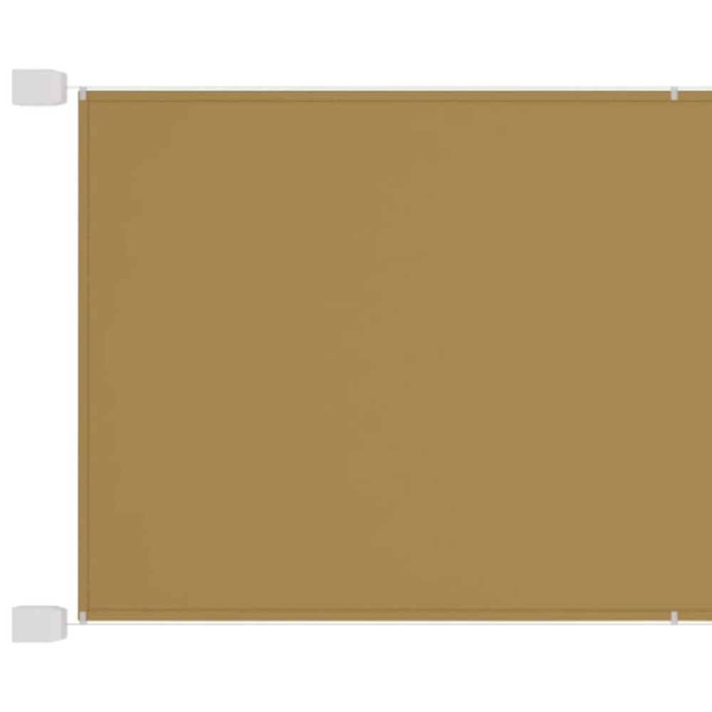 Auvent vertical 140x1200 cm tissu oxford beige
