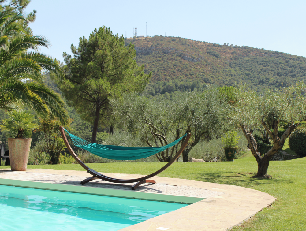 Toile hamac bleu petrole 100% coton