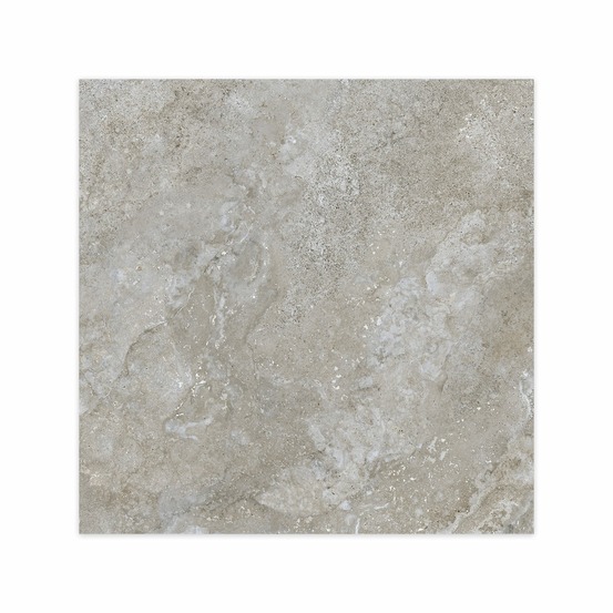 Carrelage effet travertin gris marron 100x100x2 cm castorel - sol extérieur (vendu par carton de 1 m²) - ro'ma carrelage