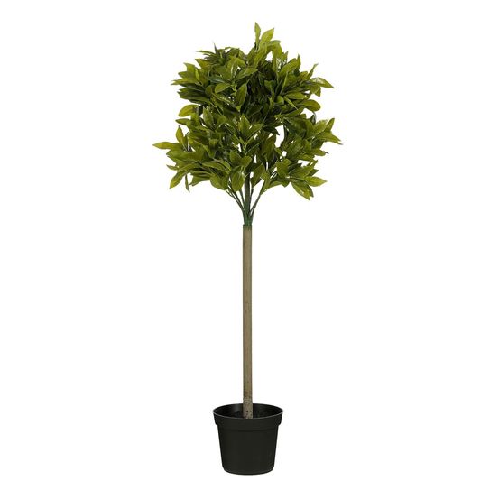 Mica decorations laurier arbre artificiel - h120 x ø40 cm - vert