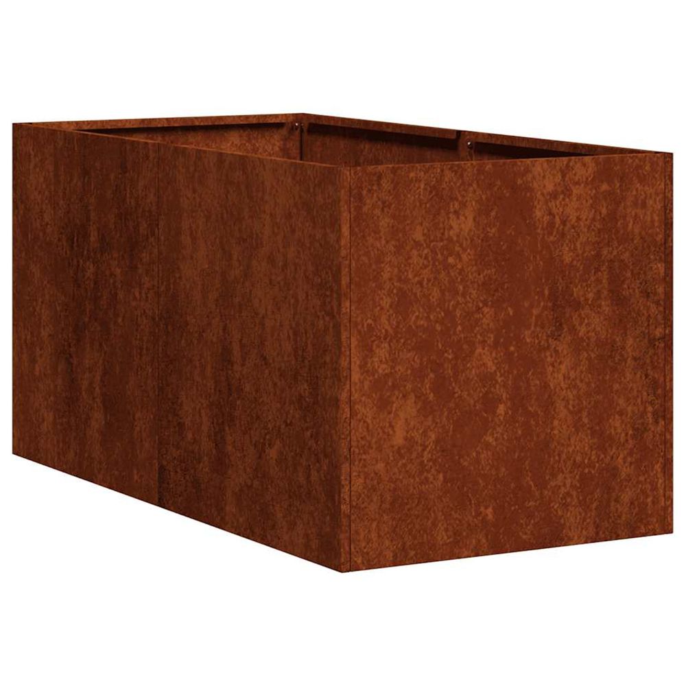 Cache-pot de jardin rouillé 40 x 80 x 40 cm