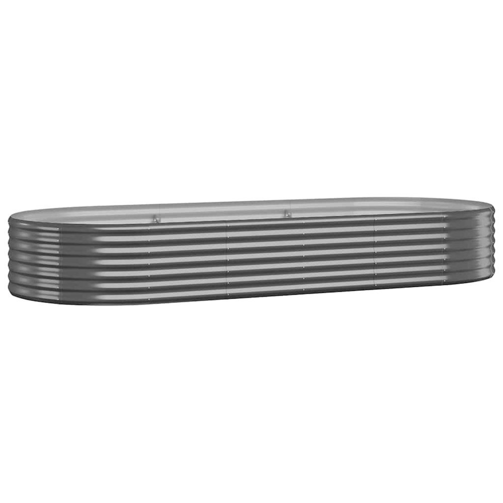 Lit surélevé de jardin acier galvanisé anthracite