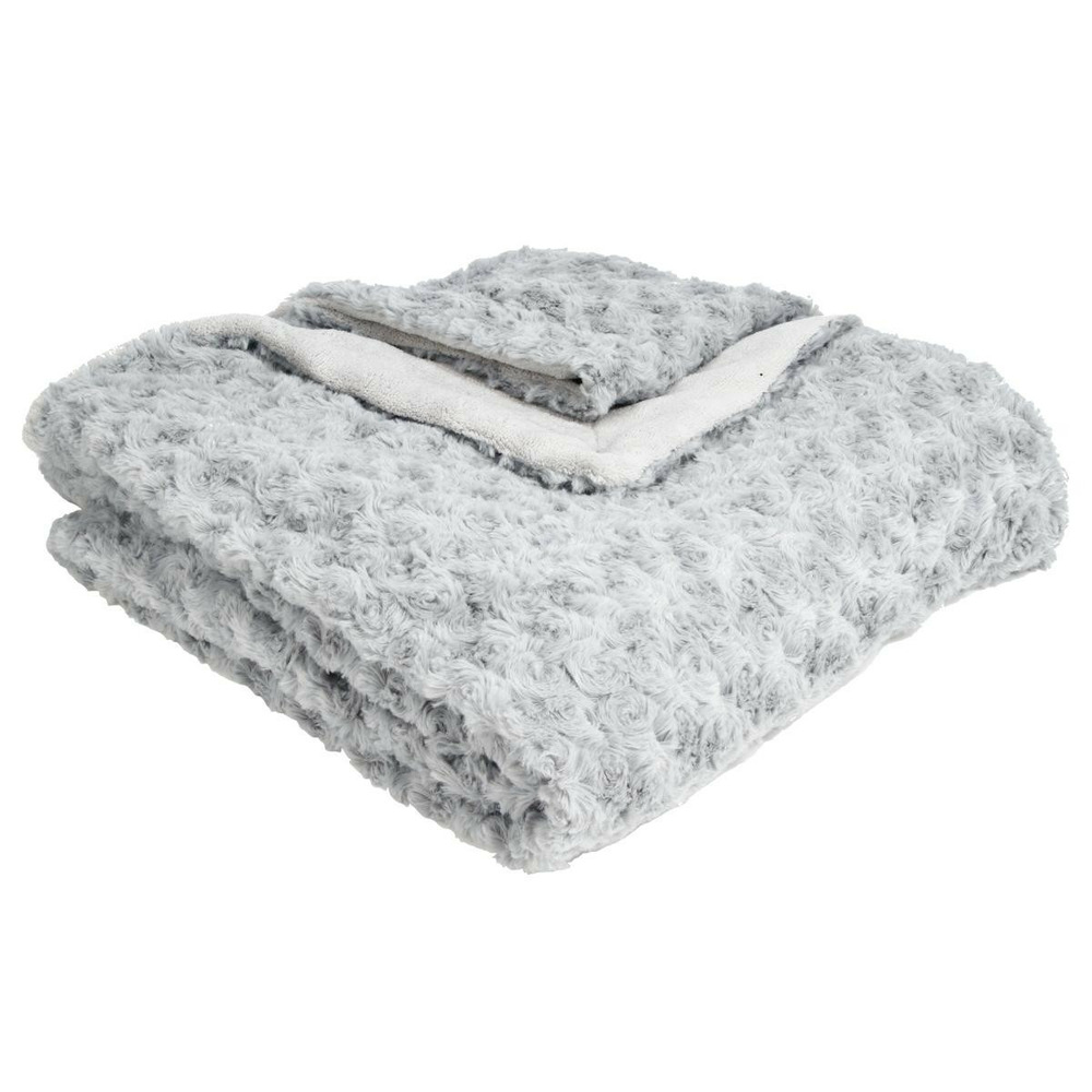 Plaid imitation fourrure 