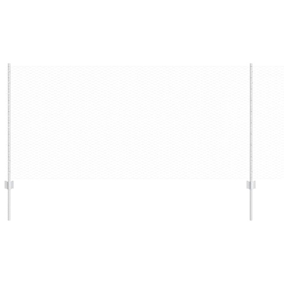 Clôture et poteau argent 1 x 50 m acier