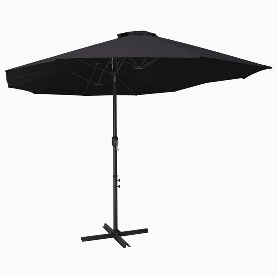 Parasol d'extérieur et poteau en