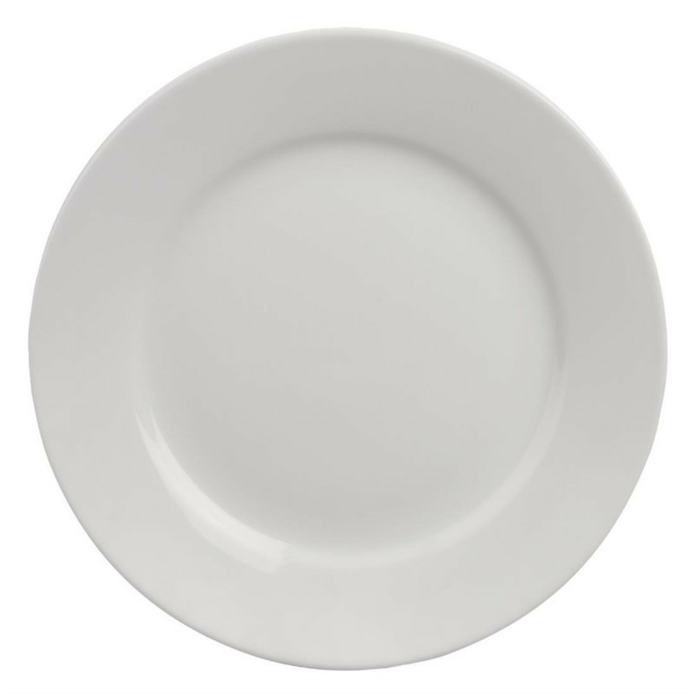 Assiettes à bord large 254(ø)mm lot de 12 olympia