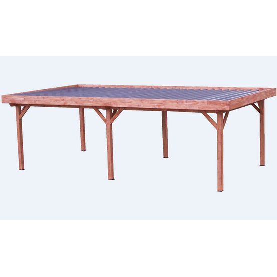 Pergola 24.64m² bois naturel - om3570.0