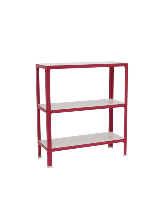 Etagère légère sans vis simonhome click wood plus 3/300 rose/blanc rose/blanc 900x1000x300 - simonrack