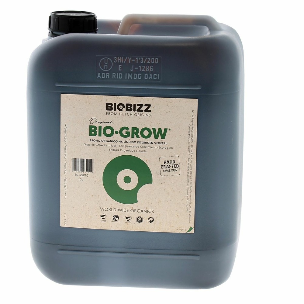 Engrais croissance bio. grow 10 litres