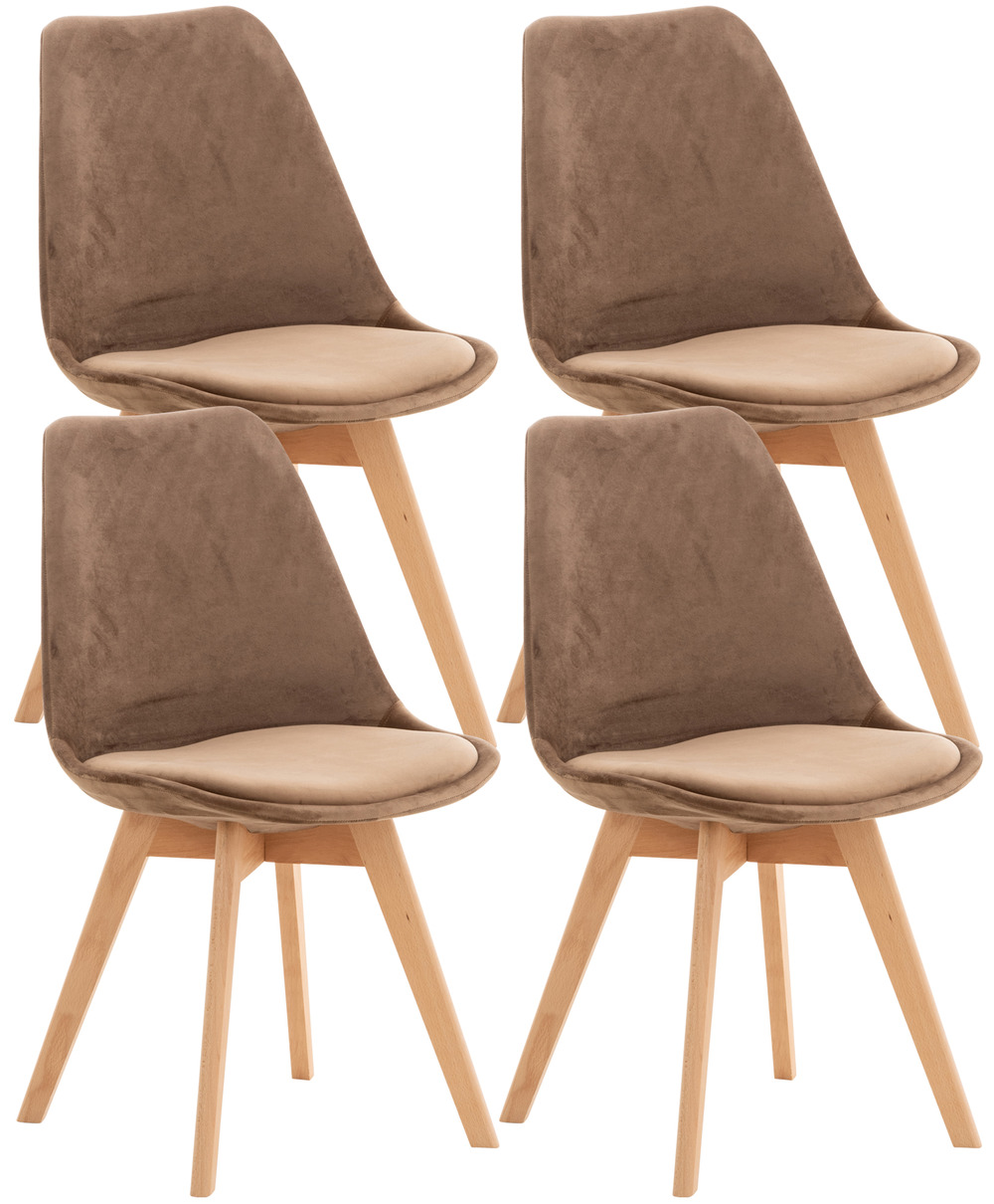 Ensemble de 4 chaises pranzo linares - élégance et confort