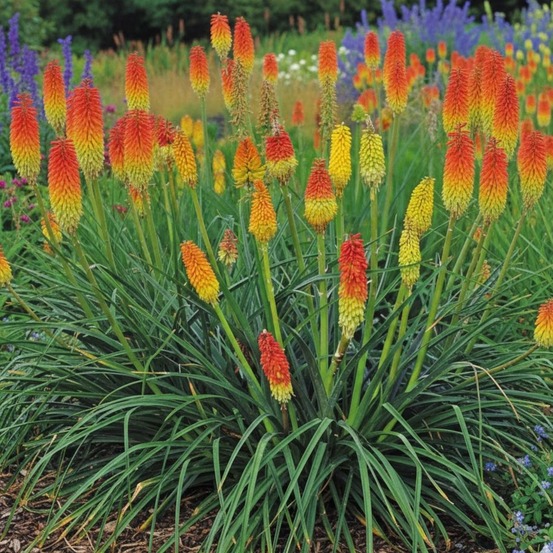 Kniphofia, tison de satan grandiflora lot de 5 godets