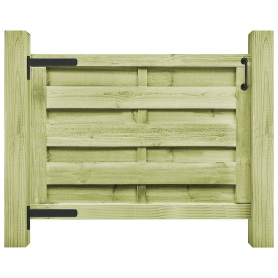 Portillon bois de pin imprégné 100x75 cm vert