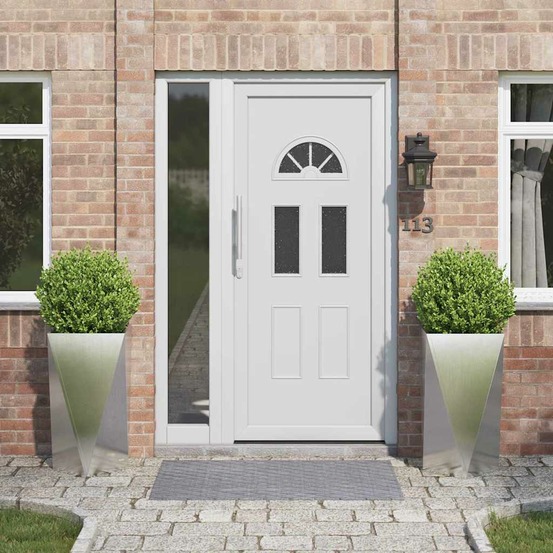 Jardinière 2 pcs argent 40 x 40 x 75 cm acier inoxydable