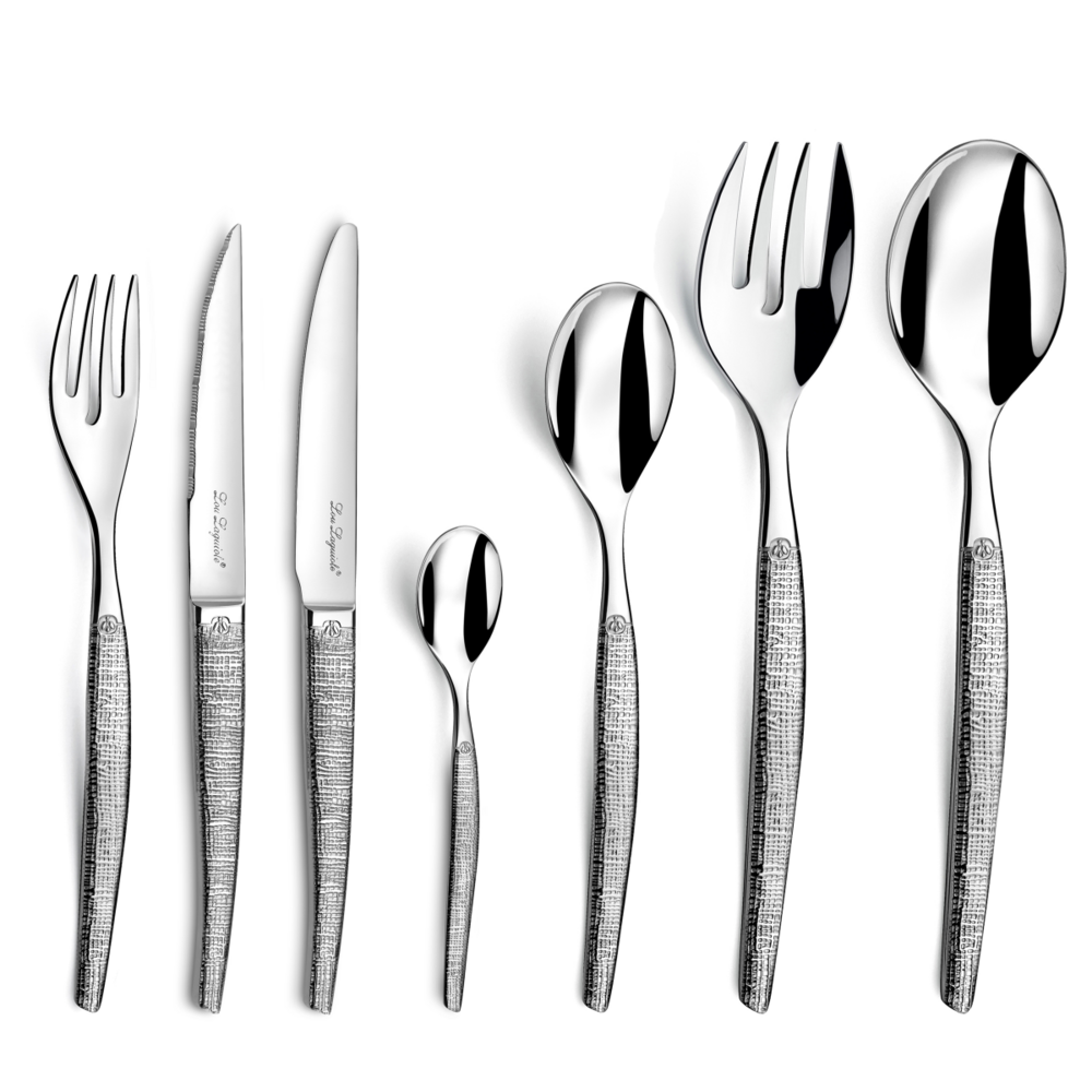 Jet textil - ménagère 62 pièces table & steak