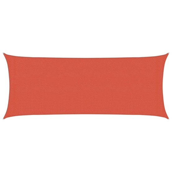 Voile d'ombrage 160 g/m² terre cuite 2x4,5 m pehd