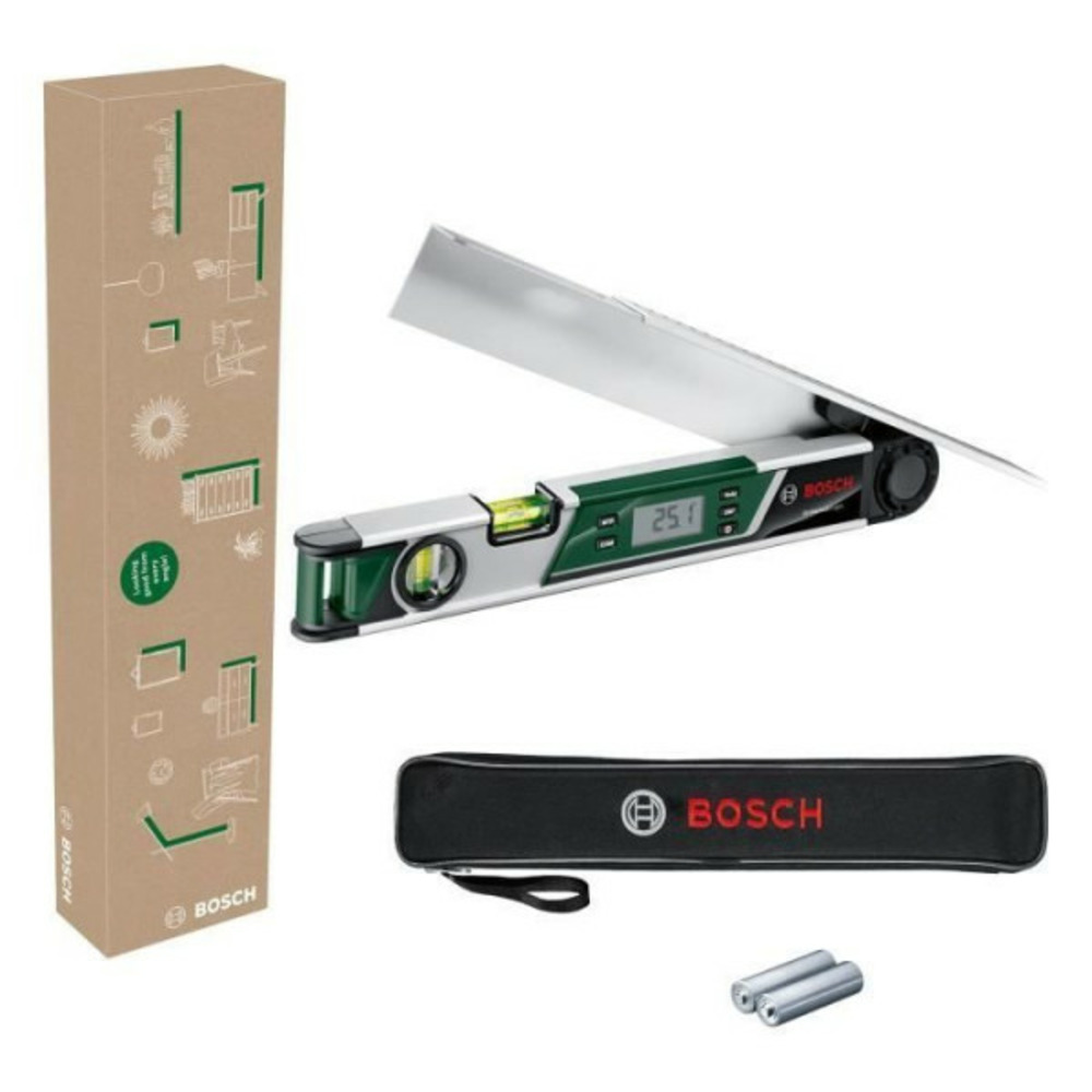 Mesureur d'angle universalangle de bosch (mesure et transfert précis d'angles jusqu'a 220°, avec fonction de calcul intégrée