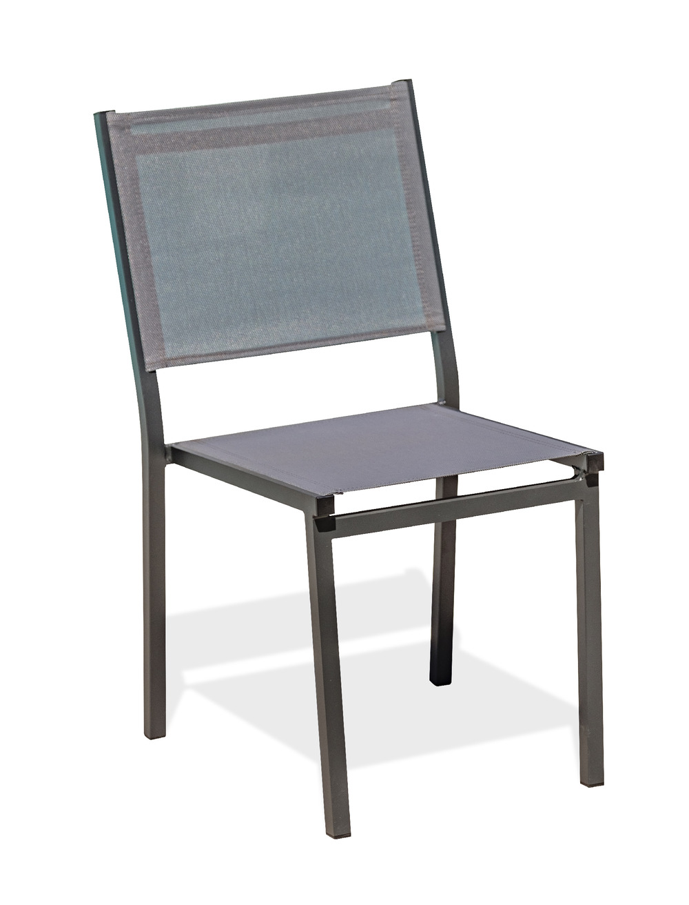 Chaise de jardin tolede en aluminium et textilène