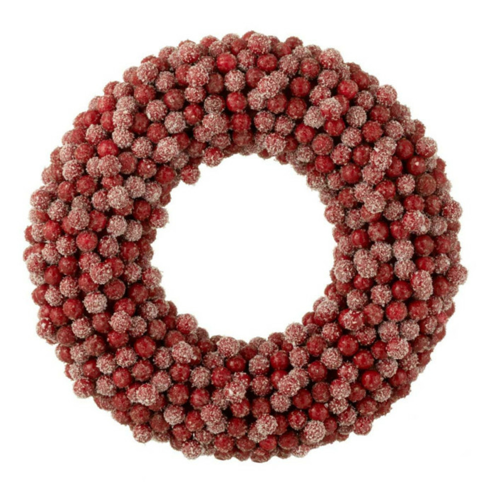 Couronne de noël ronde 