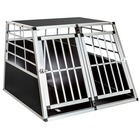 Cage de transport pour chien double dos droit 97 x 90 x 69,5 cm
