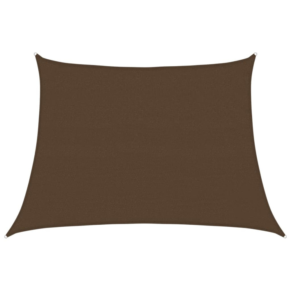 Voile d'ombrage 160 g/m² marron 4/5x3 m pehd