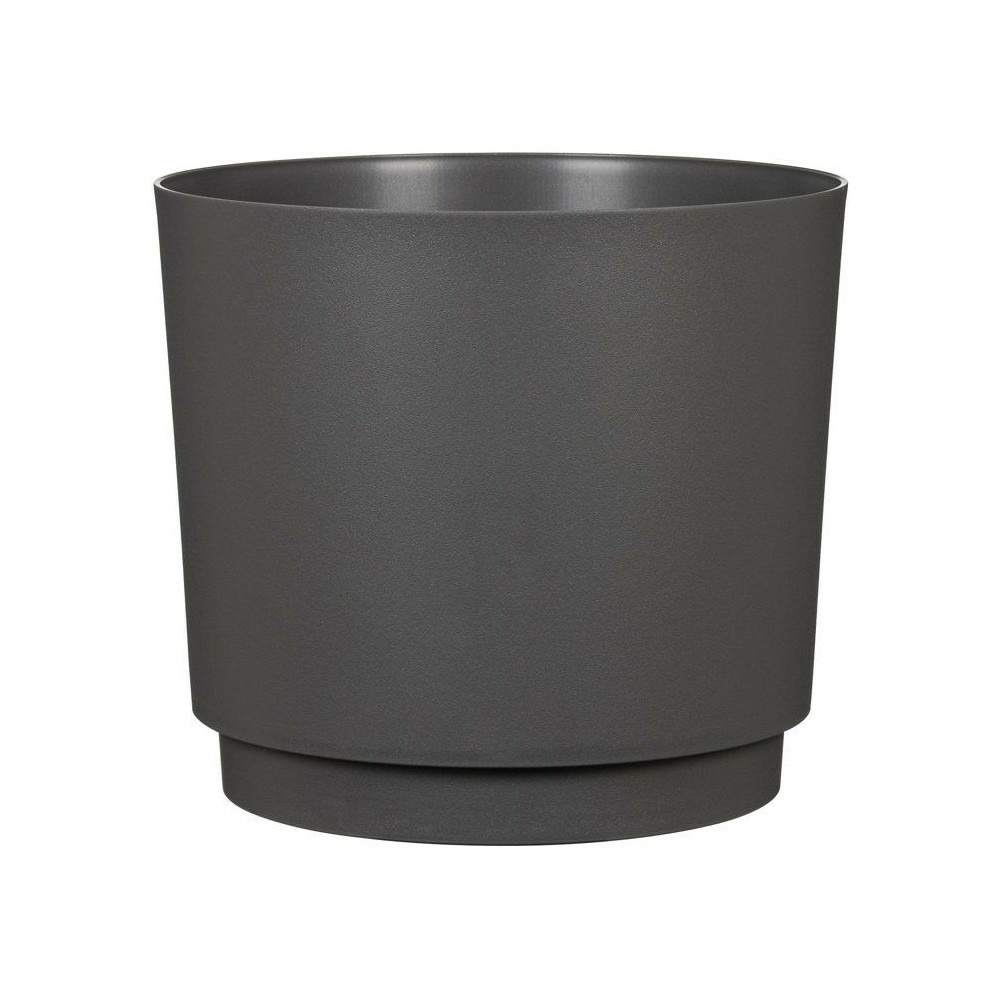 Pot de fleurs rond - deroma - 236 - 13 l - ø 29 cm - noir