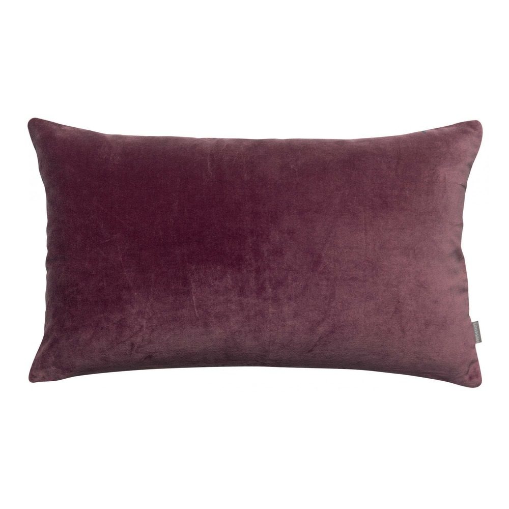 Coussin uni elise lilas 30 x 50 cm