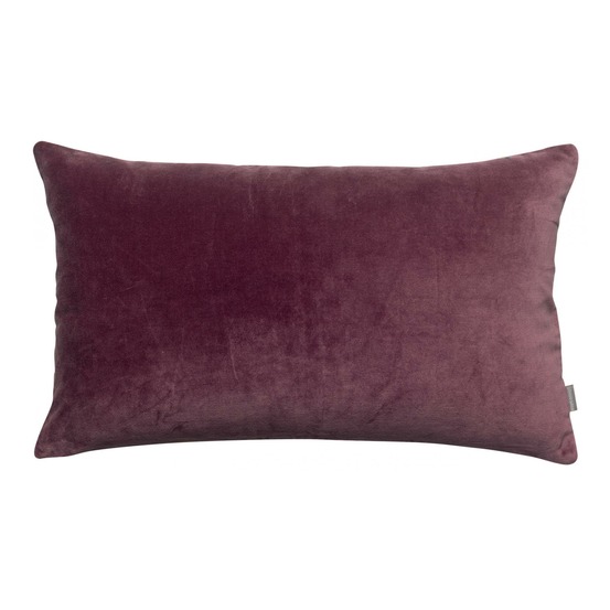 Coussin uni elise lilas 30 x 50 cm