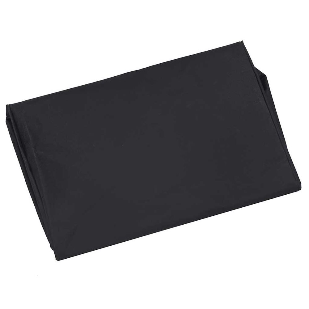 Bâche de chariot de jardin noir 81x41x40 cm tissu