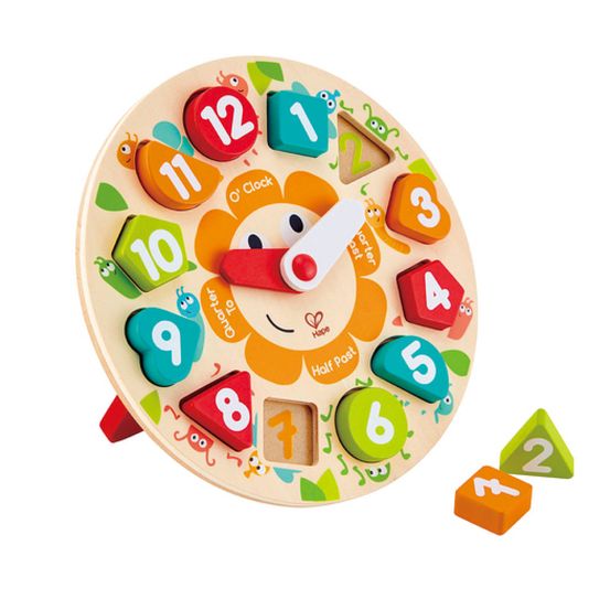 Puzzle à formes - horloge