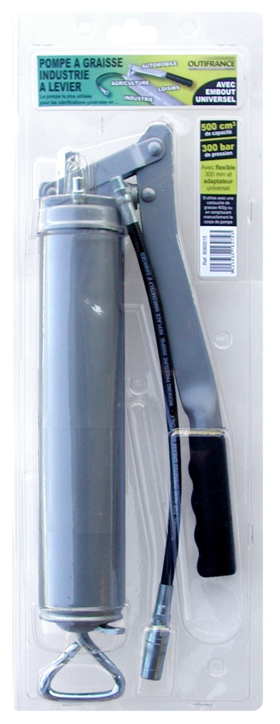 Pompe à graisse à levier avec 1 cartouche de 400 g