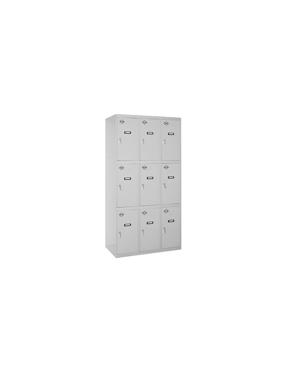Casier-armoire simonlocker desm. 3 portes 3/9 300 (900) gris gris taquilla 1800x900x500 - simonrack