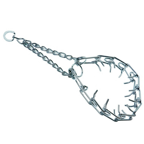 Collier anti traction mondo m 38-50cm 4mm gris pour chien