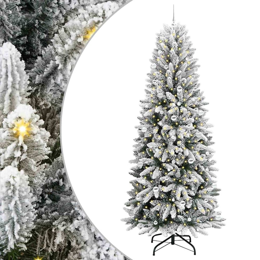 Sapin de noël artificiel blanc 240 cm