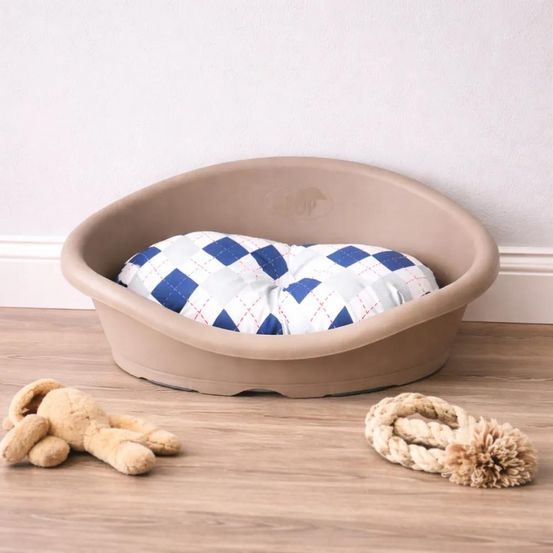 Coussin pour corbeille de chien - confort en coton et polyester 98 x 70 x 13 cm
