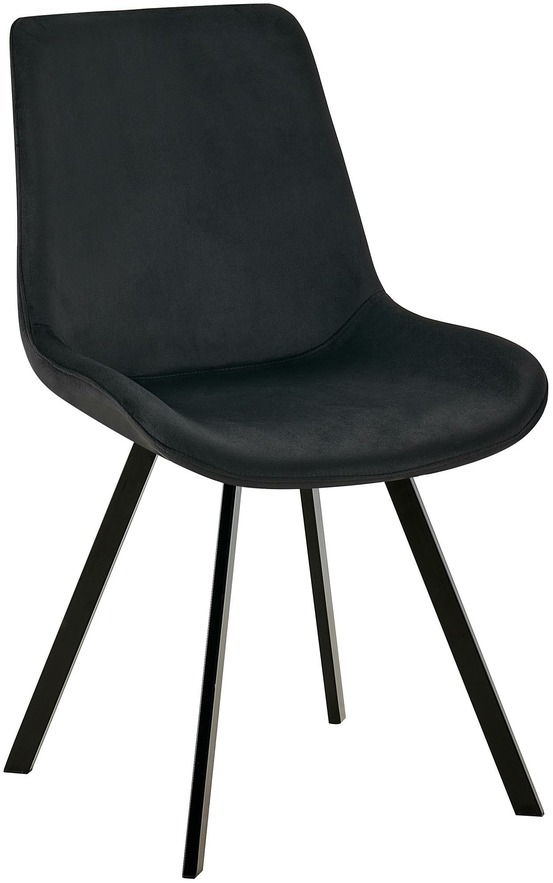 Chaise de salle à manger en velours lewes