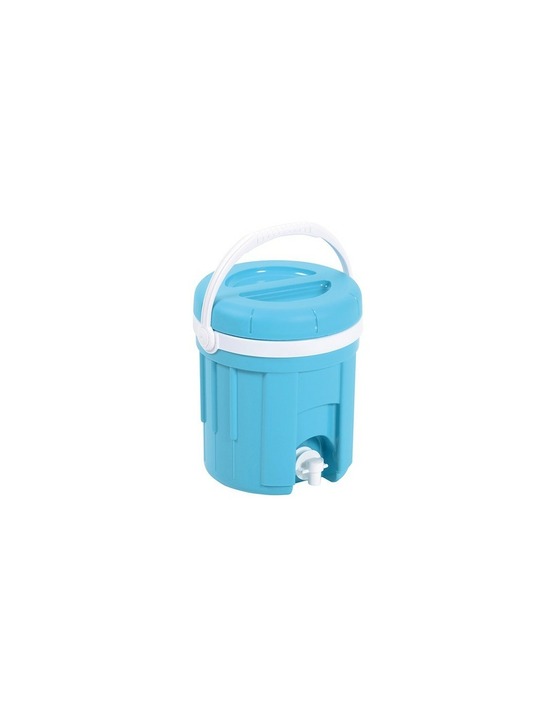 Fontaine à eau isotherme 4 litres bleu turquoise pour le camping - eda