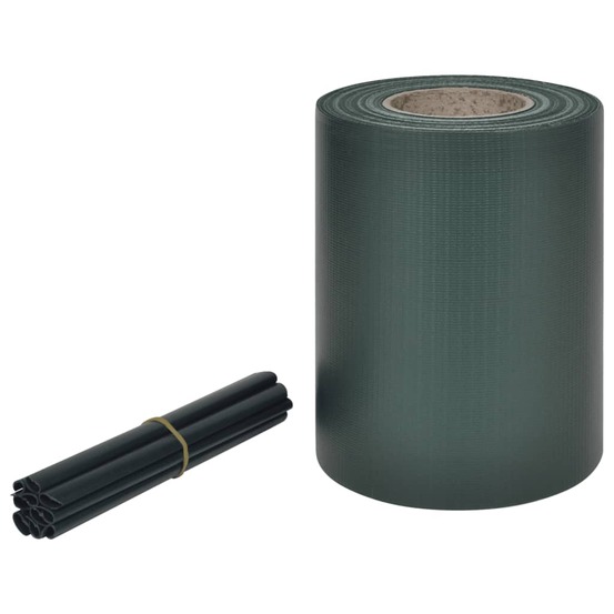 Écran d'intimité de jardin pvc 70 x 0,19 m vert
