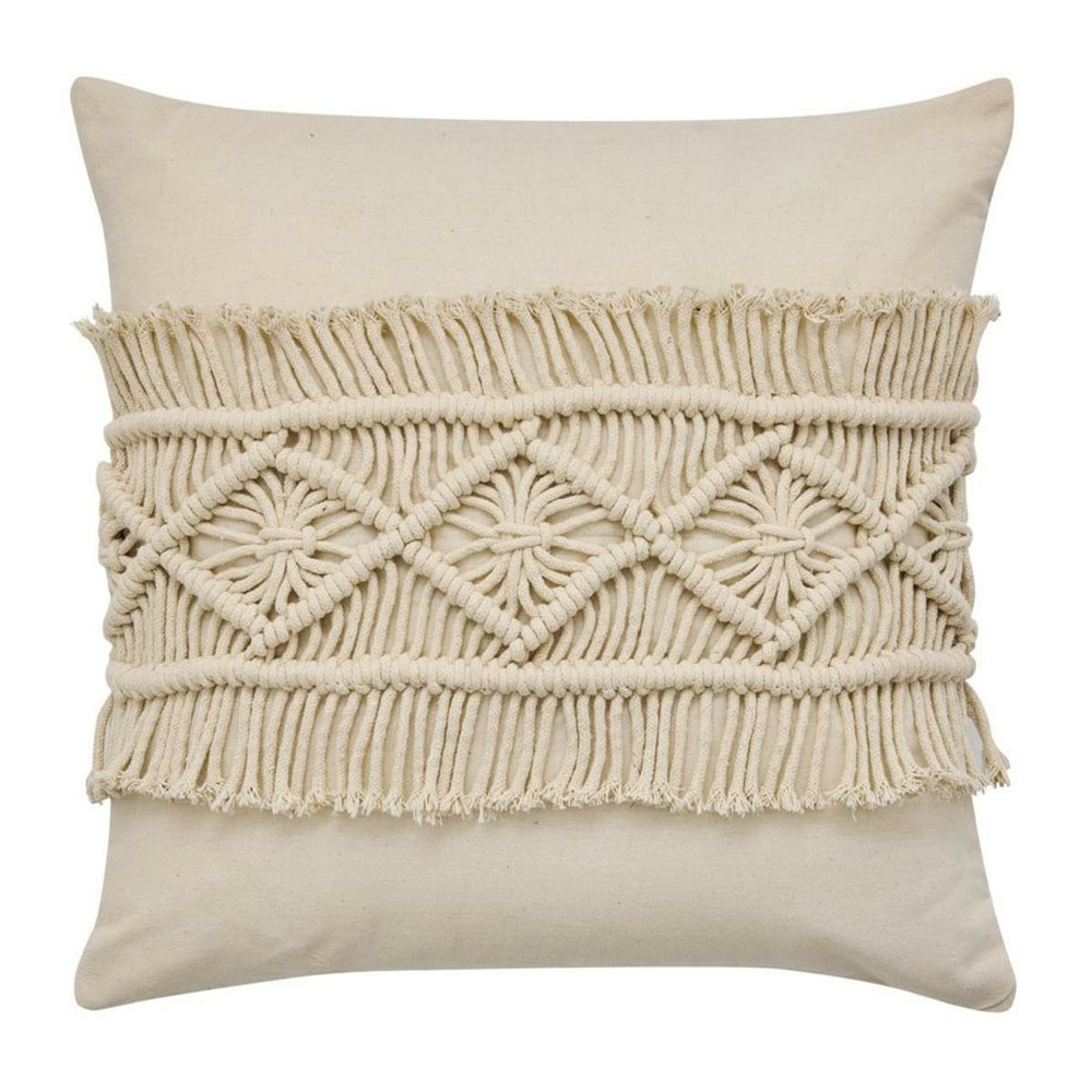 Coussin déco macramé 