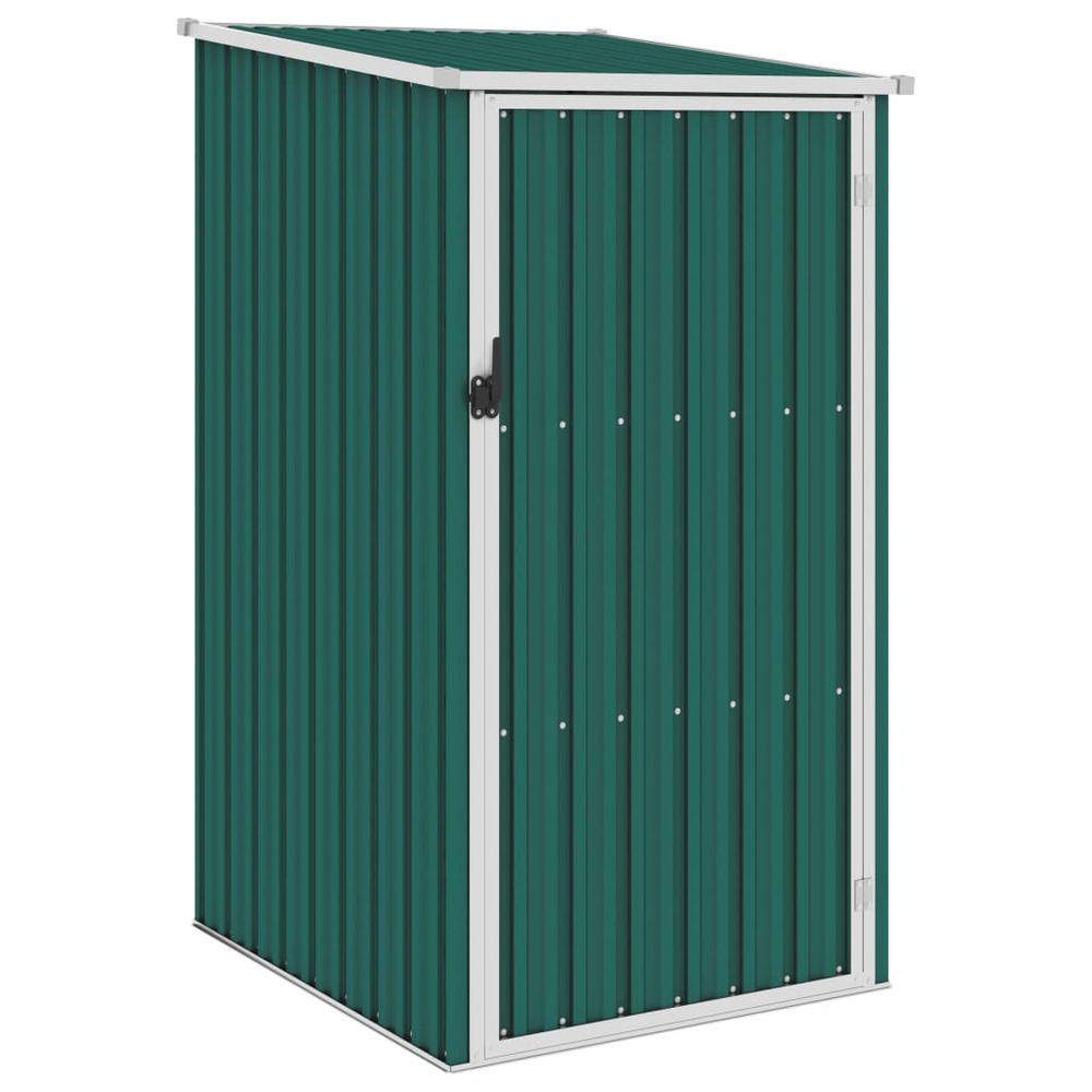 Abri de jardin cabane cabanon maison de stockage remise extérieur hangar outils robuste 87 x 98 x 159 cm acier galvanisé vert