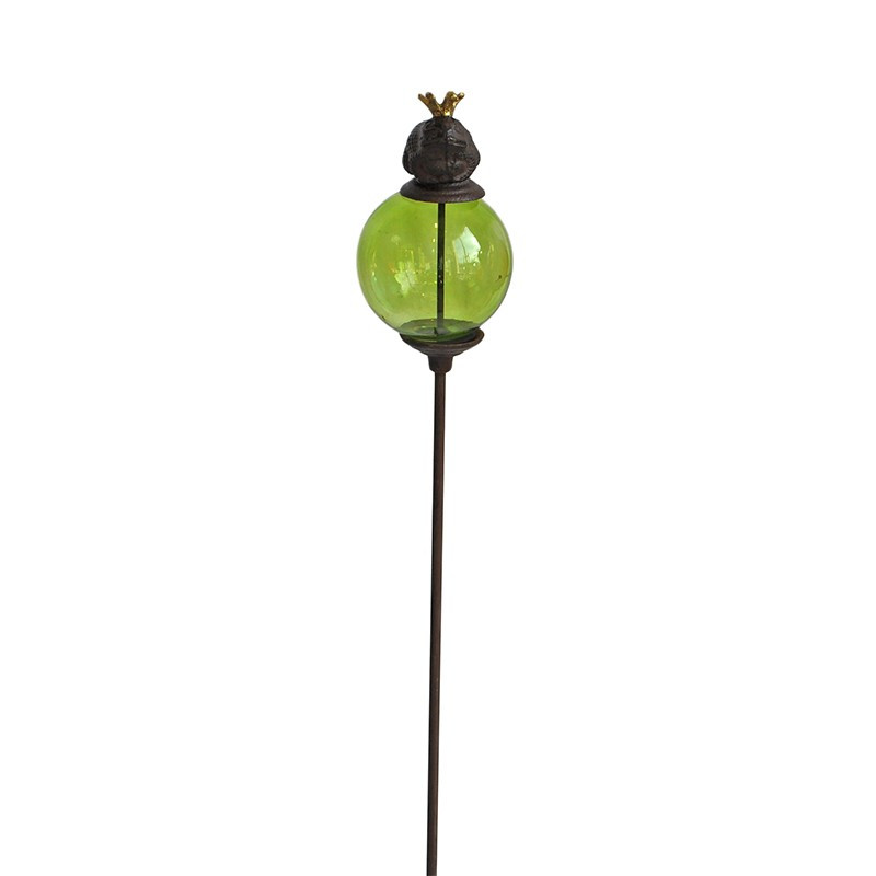 Tuteur boule grenouille vert 10x117cm