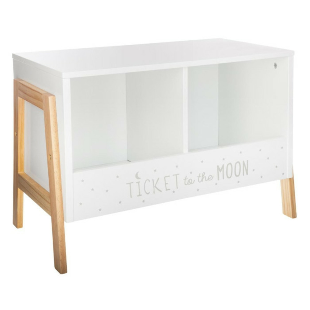 Meuble de rangement 2 casiers moon 60cm blanc