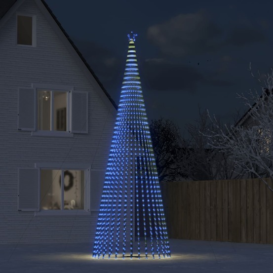 Sapin de noël à led 1544 led bleu 500 cm