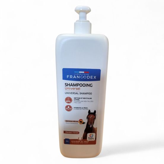 Shampooing universel pour chevaux - bidon de 1 litre - francodex
