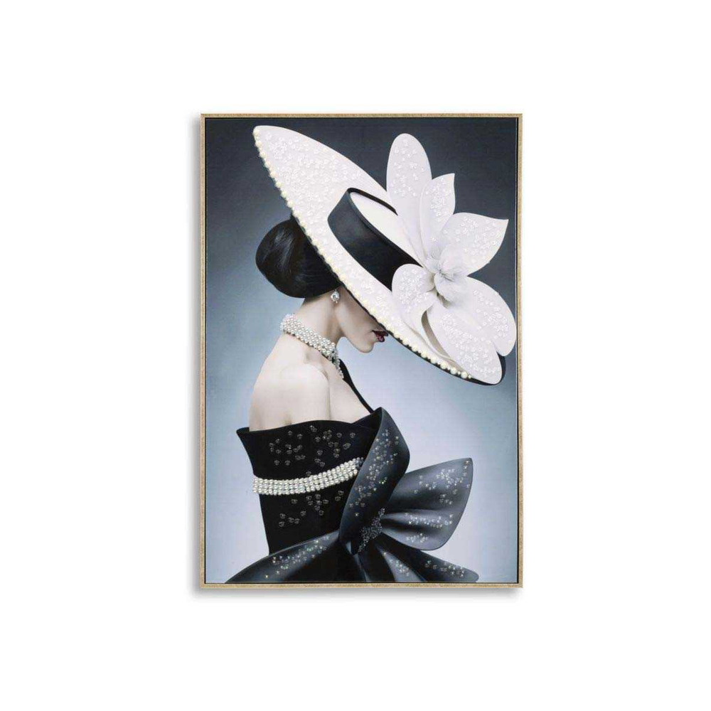 Toile décorative avec cadre marty 62 x 4 x 92 cm modèle 1