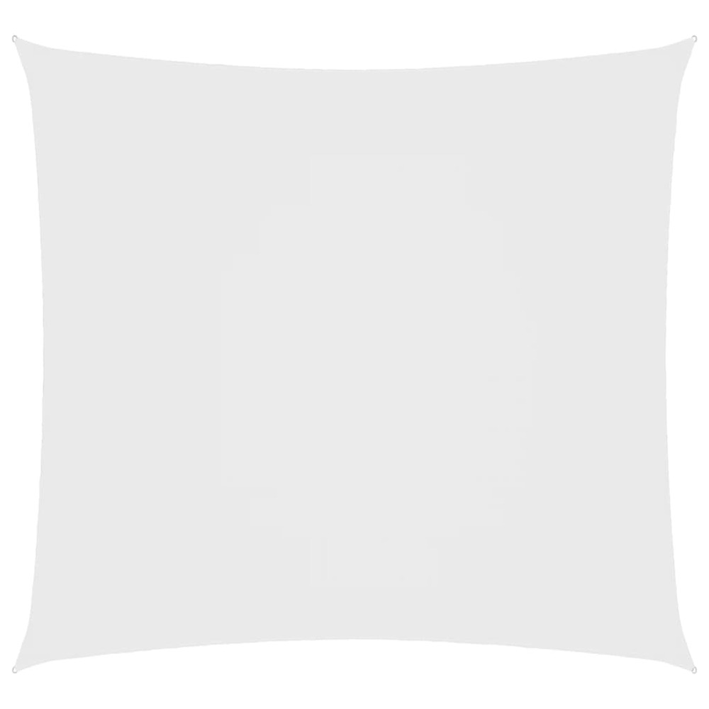 Voile de parasol tissu oxford carré 2x2 m blanc