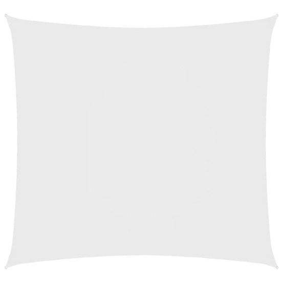 Voile de parasol tissu oxford carré 2x2 m blanc