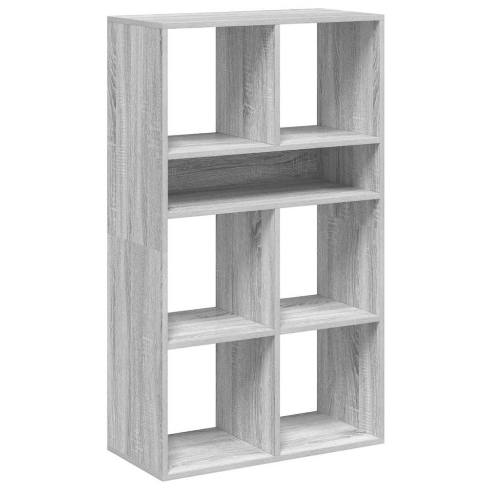 Bibliothèque sonoma gris 66x31x112 cm bois d'ingénierie