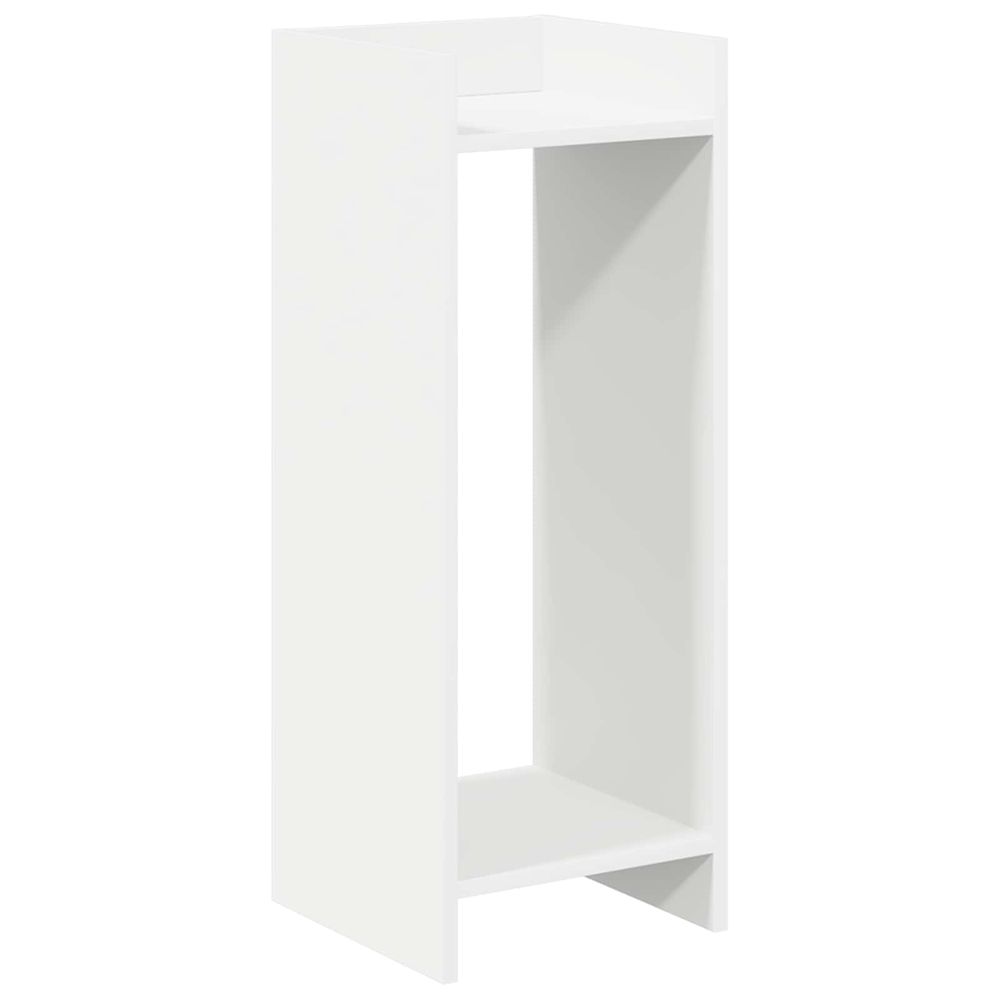 Support de plante blanc 30 x 30 x 80 cm bois d'ingénierie