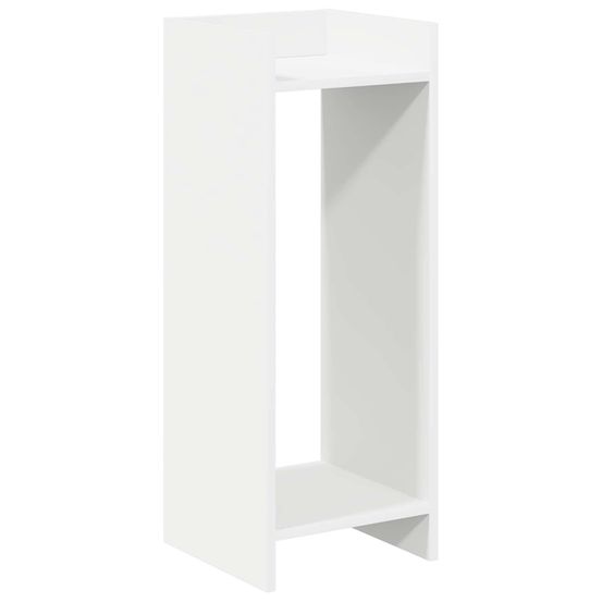 Support de plante blanc 30 x 30 x 80 cm bois d'ingénierie